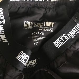 Black Grey’s Anatomy Scrub Bottoms